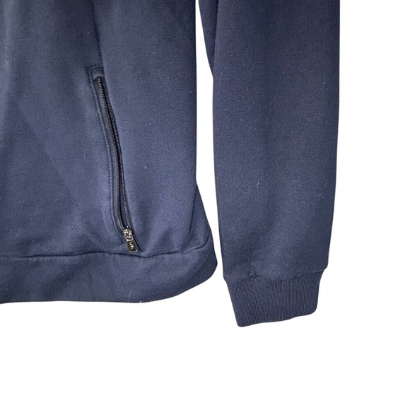 Ralph Lauren Women's Active Sweater Jacket Full‎ Zip Color Block Navy White M - Picture 6 of 6